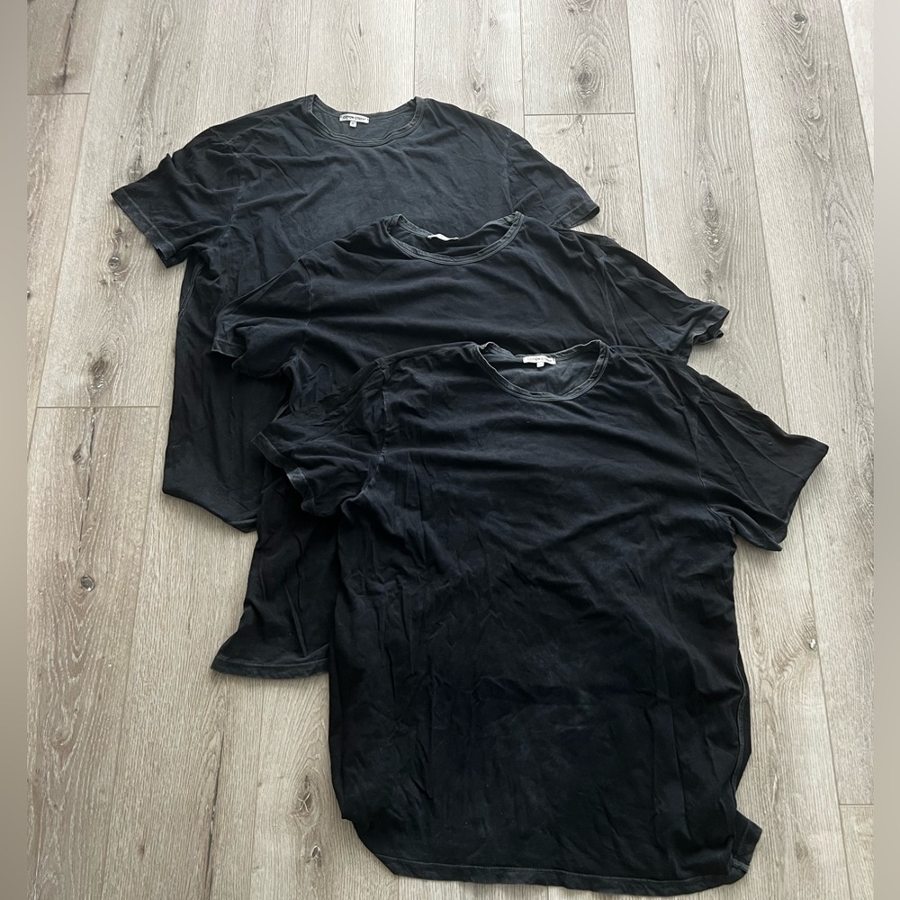 Lot of 3 Cotton Citizen Classic Crewnecks in Vintage Black, XL